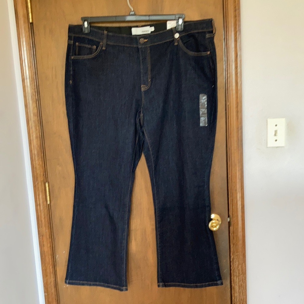 Sonoma more curvy fit bootcut jean no gap waistband shape retention 24W - Picture 8 of 14